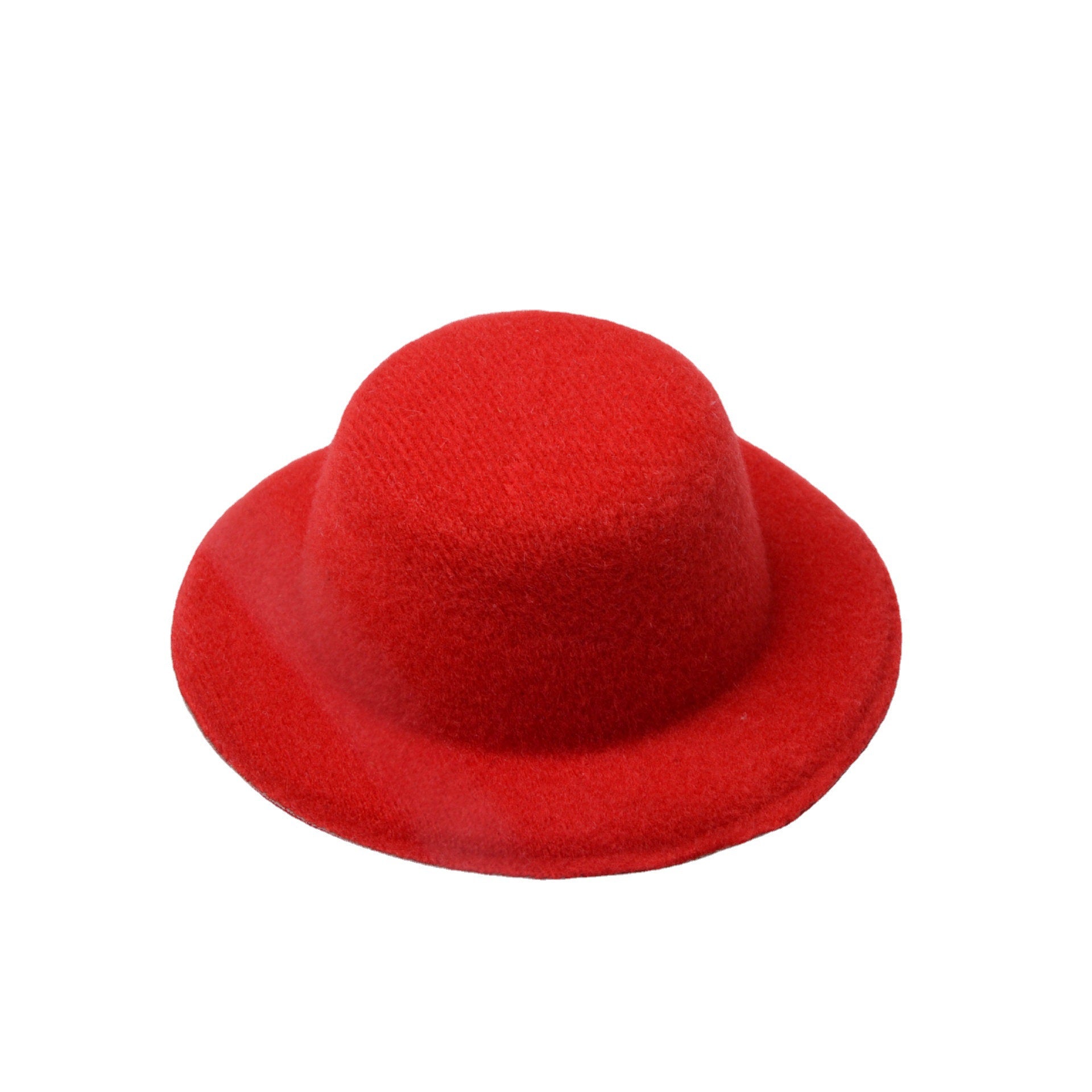 Wholesale 10pcs BJD Doll Brushed Small Top Hat Bare Hat Doll Jewelry Hat Embryo Small Jewelry Raw Material Toy Bare Hat 8cm